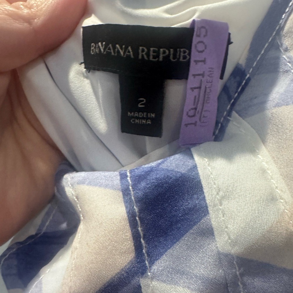 Banana Republic Purple and White Maxi Dress - Picture 3 of 6